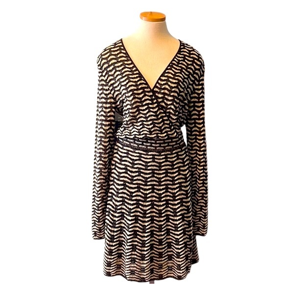 M Missoni Metallic Patterned Dress, size 10 - Picture 8 of 14